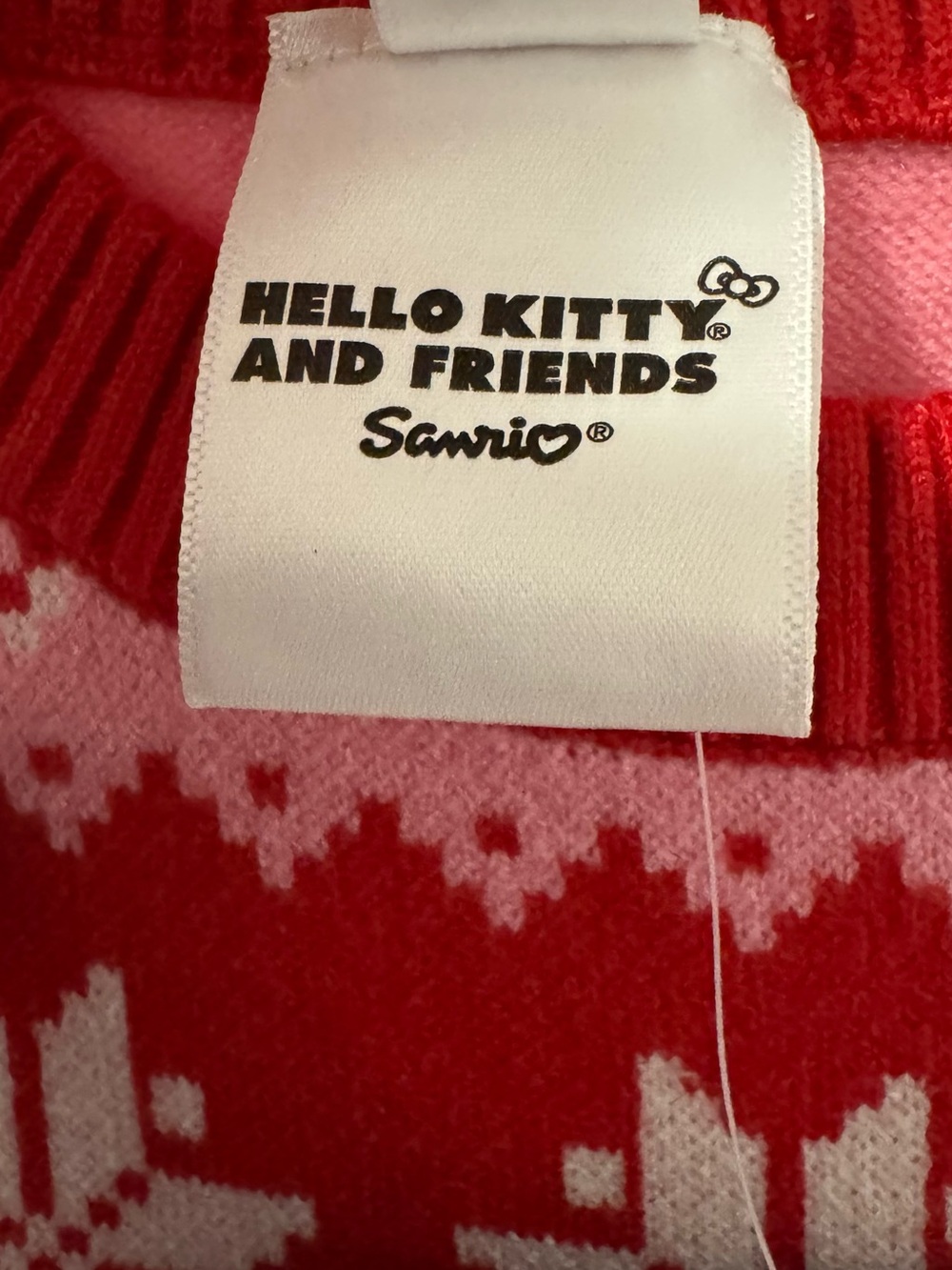 New with Tags Sanrio Hello Kitty & Cinnamoroll Ugly Christmas Sweater - Picture 8 of 9